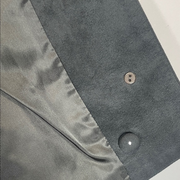 Vintage Miss Style… of Course Dark Gray Suede Like Women's Blazer - Picture 10 of 10